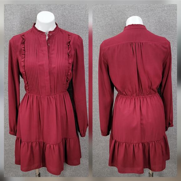J.CREW MERCANTILE TIERED, PLEATED DRESS, SIZE 8 - Picture 1 of 7